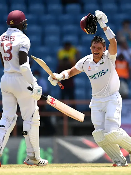 Da Silva and Mayers put West Indies on brink of famous series victory