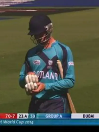 Aamir Gani, Best performer, India v Scotland, ICC U19 CWC 2014