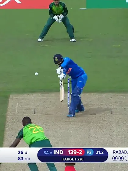 Logo of CWC19: SA v IND - Rahul spoons one to du Plessis
