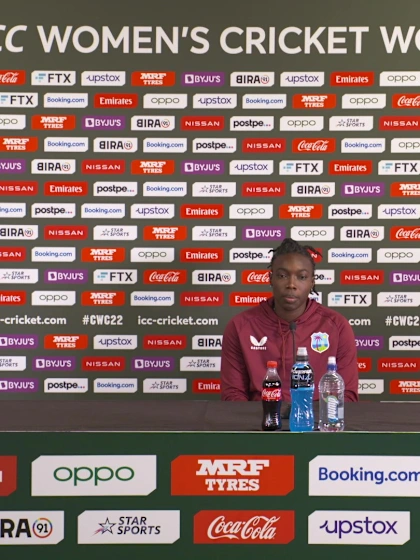 17 March - Tauranga - West Indies player Shamilia Connell pre-match press conference