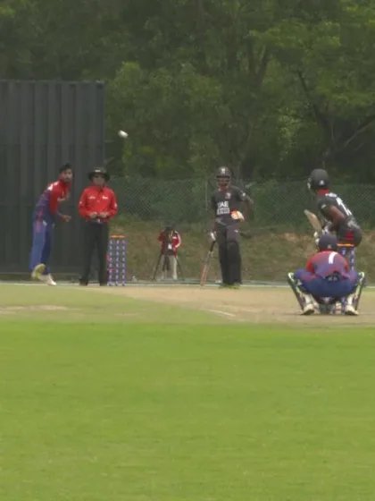 U19 CWC Asia Q Div 1: United Arab Emirates v Nepal – Ansh Tandon top scores for UAE with 54 from 85
