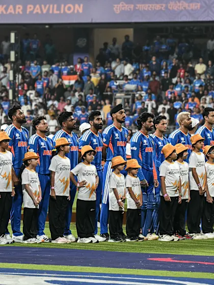 India sing along with all of Mumbai to the national anthem | T20WC 2026