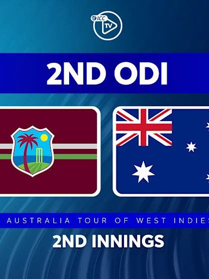 2nd ODI: West Indies v Australia (2nd Innings)