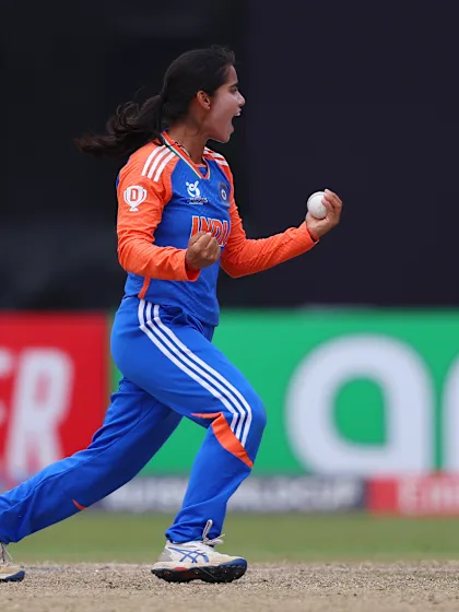 Vaishnavi Sharma picks three wickets in an over | U19WC 2025
