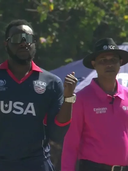 Logo of Johnson Charles - Wicket - West Indies vs USA