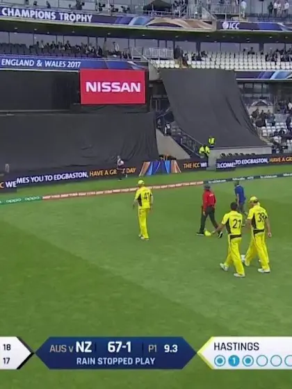 DELAY: Rain stops play