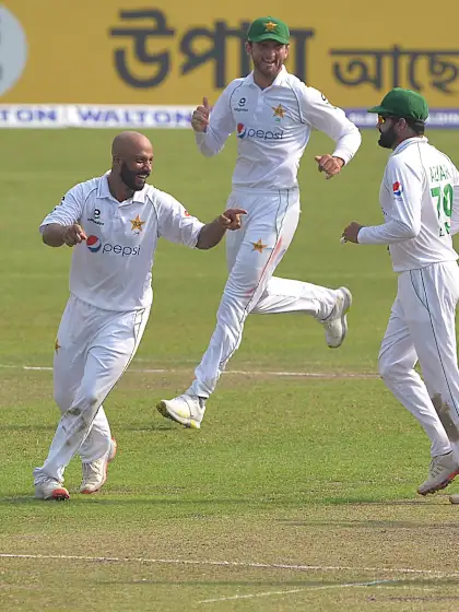 Sajid Khan the hero as Pakistan clinch thrilling series win