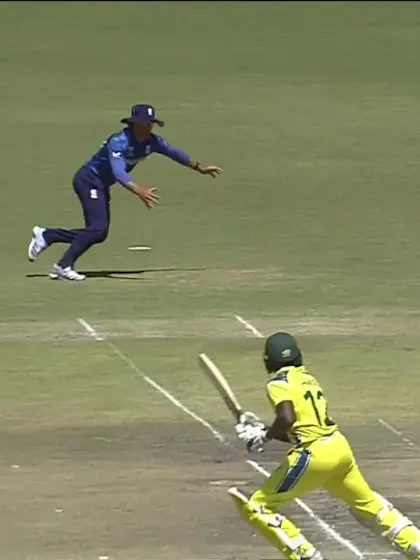 N Samuel with a Four vs. England