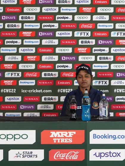 6 March - Dunedin - Bangladesh Captain Nigar Sultana pre-match press conference