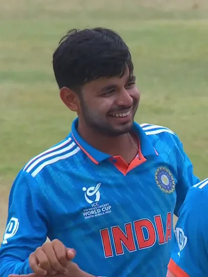Saumy Pandey with a Bowled Out vs. Nepal