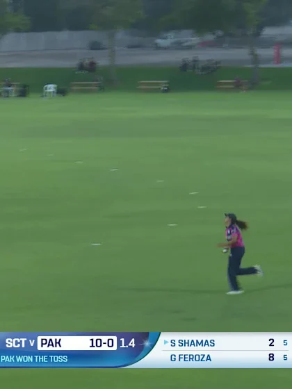 Logo of Sadaf Shamas - Wicket - Pakistan Women vs Scotland Women