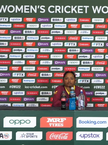 9 March - Dunedin - West Indies player Anisa Mohammed post-match press conference
