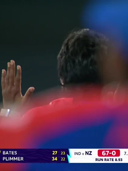 Logo of Suzie Bates - Wicket - India vs New Zealand