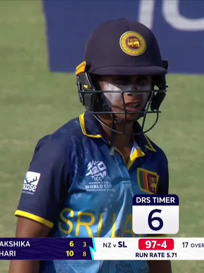 Logo of Kaveesha Dilhari - Wicket - New Zealand vs Sri Lanka