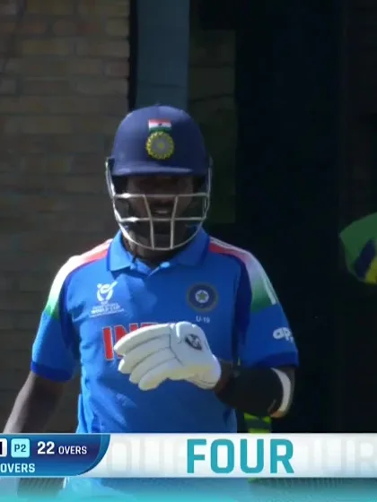 Aaron Varghese with a Four vs. Afghanistan