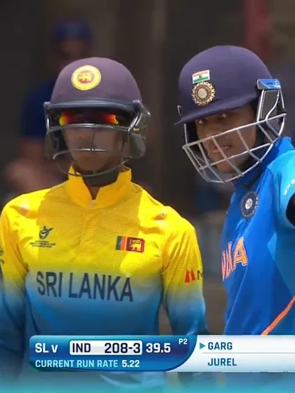 ICC U19 CWC: IND v SL – India captain Priyam Garg reaches fifty