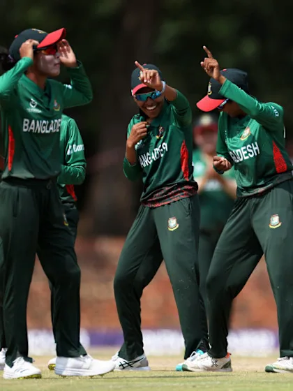 Logo of Day 12 Wrap: Bangladesh sign off impressively; England march into semis with thumping win