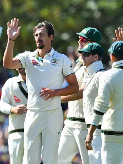 Logo of Starc surpasses Lillee as Australia dominate New Zealand batters in Christchurch