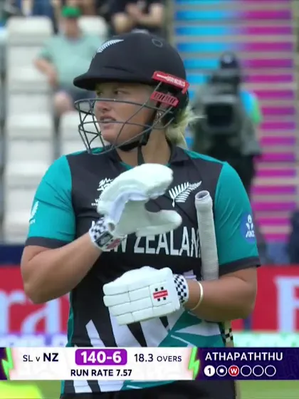 Izzy Sharp - Wicket - New Zealand vs Sri Lanka