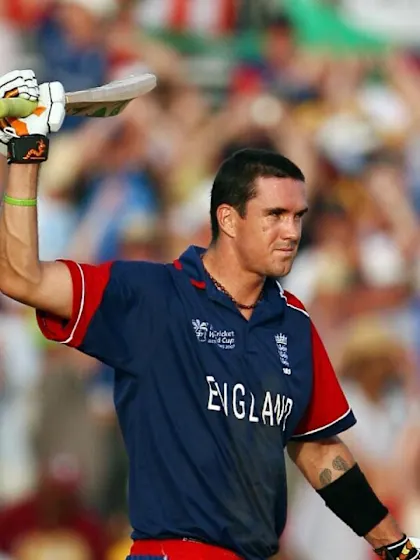 Kevin Pietersen's second Cricket World Cup ton | WI v ENG | CWC 2007