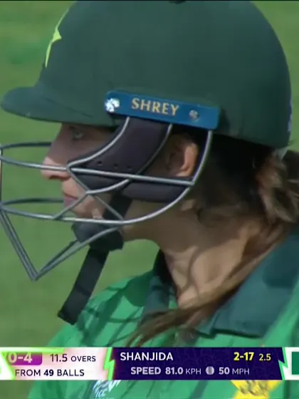 Aliya Riaz - Wicket - Pakistan vs Bangladesh