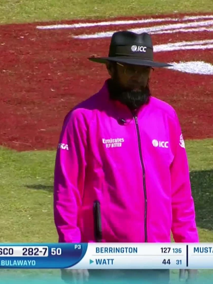 Logo of Richie Berrington - Wicket - Scotland vs UAE