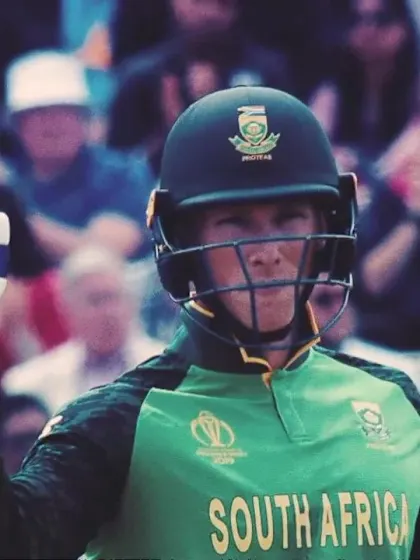 Logo of CWC19: NZ v SA - Van der Dussen fifty montage