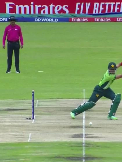 Hamza Zahoor with a Four vs. New Zealand