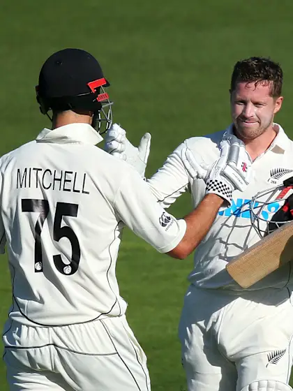 Henry Nicholls' century makes it New Zealand's day in Wellington