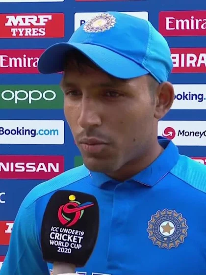 ICCU19 CWC: IND v JPN – Jurel react to India's brilliant performance with the ball