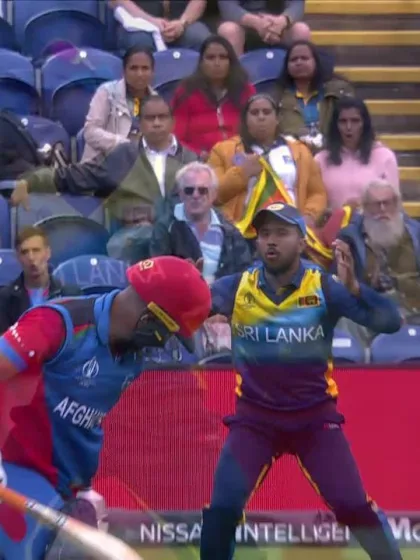 CWC_2019_MATCH7_AFGvSL_CLOSE_CALL_WICKET_SLOWMOTION