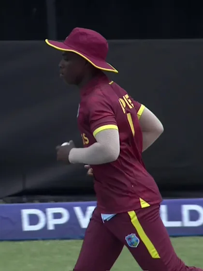 Khalidy Amiri with a Batting vs. West Indies