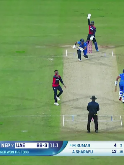 Mayank Kumar - Wicket - Nepal vs United Arab Emirates