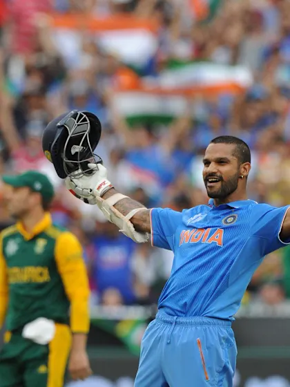 Dhawan ton studs India's comprehensive win