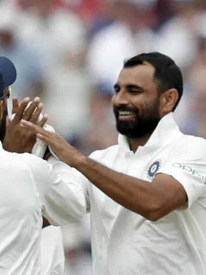 Mohammed Shami pleased with India’s first-day comeback