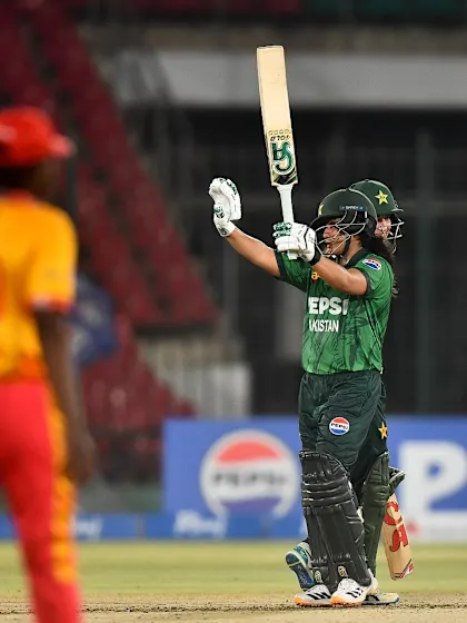 Milestone ton helps Pakistan to a record win ahead of T20WC