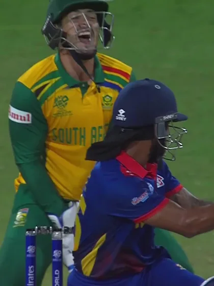 Logo of Dipendra Airee - Wicket - South Africa vs Nepal