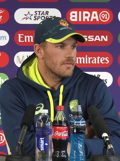 5 July  - Manchester - Australia Captain Aaron Finch pre-match press conference