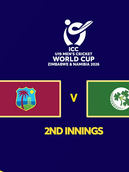REPLAY: U19: West Indies v Ireland (2nd Innings)