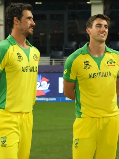 Logo of Australian fast bowlers on their T20 World Cup win