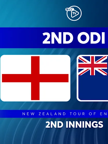 2nd ODI: England v New Zealand (2nd Innings)