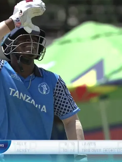 Ally Hafidhi with a Four vs. West Indies