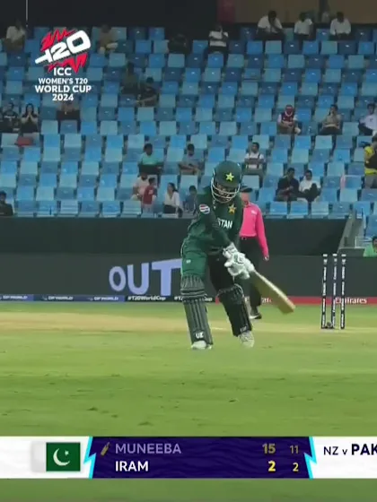 Muneeba Siddiqi - Wicket - Pakistan vs New Zealand