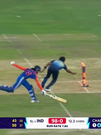 Logo of Smriti Mandhana - Wicket - India vs Sri Lanka