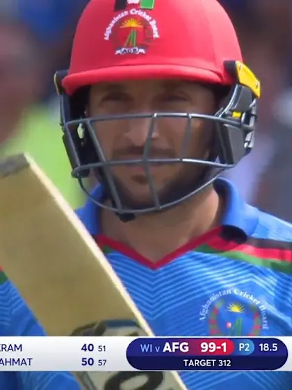 Logo of CWC19: AFG v WI – Highlights of Rahmat Shah's 78-ball 62