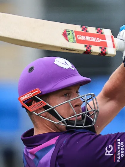 Logo of 50: George Munsey - West Indies v Scotland - ICC T20WC 2022