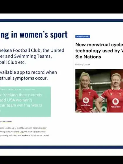 Menstruation and Athletic Performance by Candice MacMillan