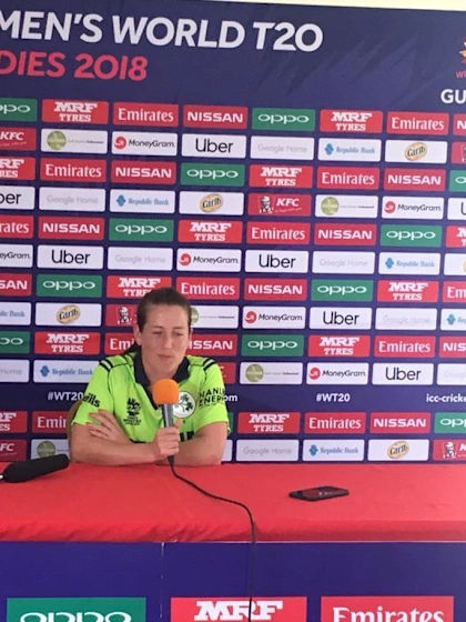 15 November - Guyana - Ireland player Isobel Joyce post-match press conference