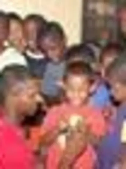 West Indies stars visit orphanage