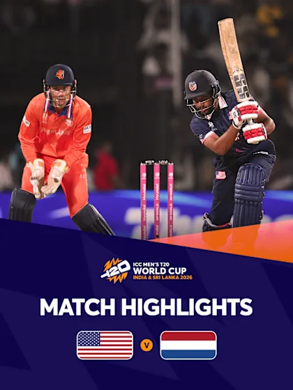 USA rise above Netherlands with an emphatic win | Match Highlights | T20WC 2026